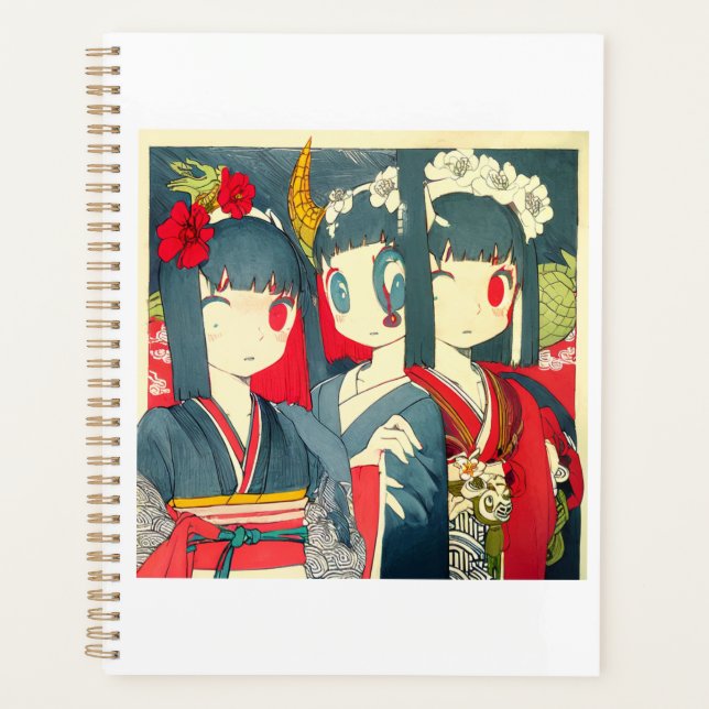 carnet démon kimono (Devant)