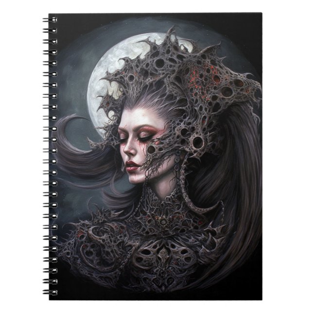 Carnet Demon Woman Queen Dark Imaginaire Art (Devant)