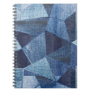 Carnet Denim Urban : Patchwork à rayures détendues.