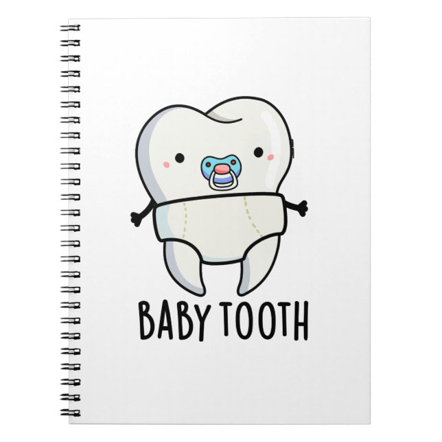 Carnet Dent de bébé Blague sur les dents  (Devant)