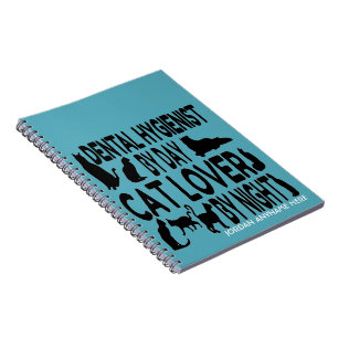 Carnet Dental Hygienist Lots Chats CUSTOM