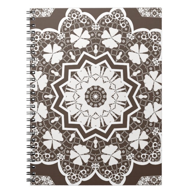 Carnet Dentelle blanche (Devant)