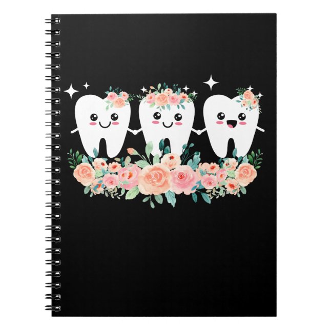 Carnet Dentiste Dental Assistant Oral Hygiéniste Dent (Devant)