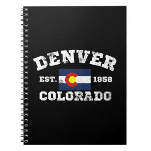 Carnet Denver Colorado Retro Vintage
