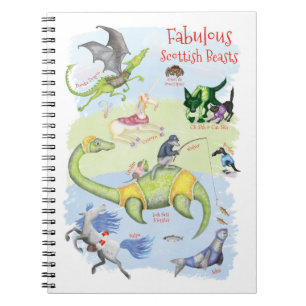Carnet des bêtes écossaises fabuleux