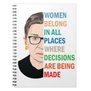 Carnet Des Femmes Dans Tous Les Endroits Ruth Bader Ginsb
