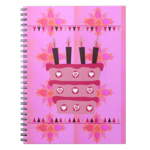 Carnet Des idées roses pour avoir un joyeux anniversaire
