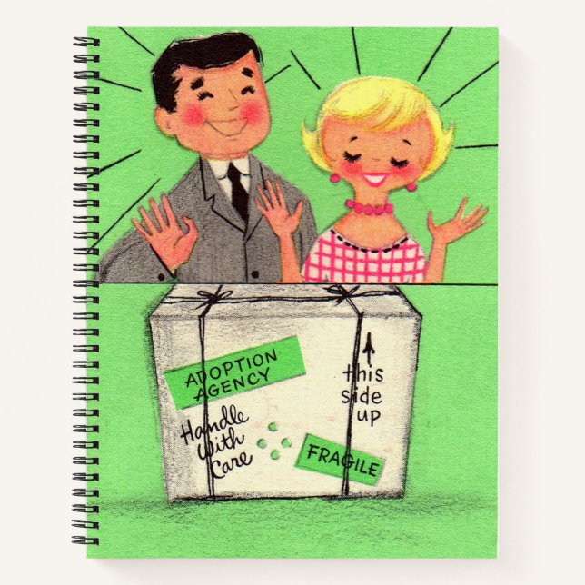 carnet des parents adoptifs des années 1950 (Devant)