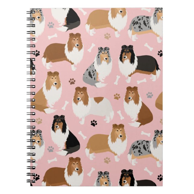 Carnet des pattes et des os de Collie rugueux (Devant)