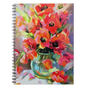 Carnet Des Pépites Dans Un Vase En Verre