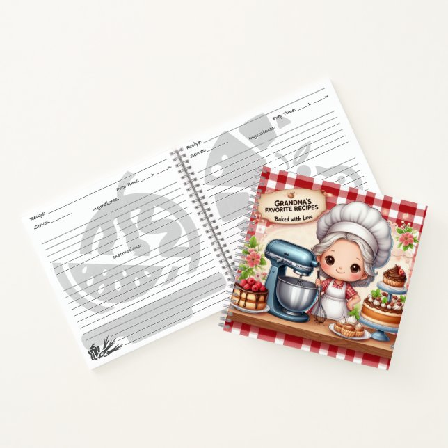 Carnet des recettes favorites de grand-mère (Intérieur)