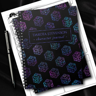 Carnet Dés RPG Caractère du joueur de table Nebula Imag