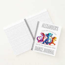 Carnet Des salamandres colorées font le Slide de la salam