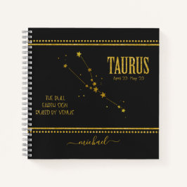 Carnet des signes Zodiac Star Taurus