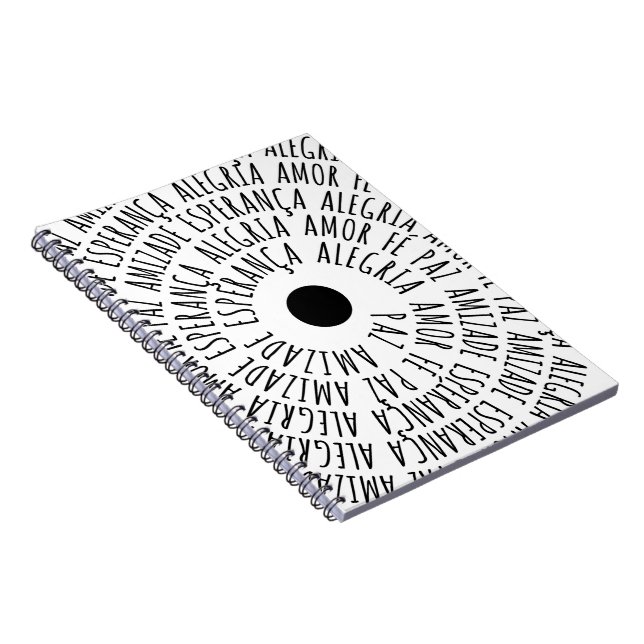 Carnet Desejos de Natal - Amor Fé Esperança (Côté Droit)