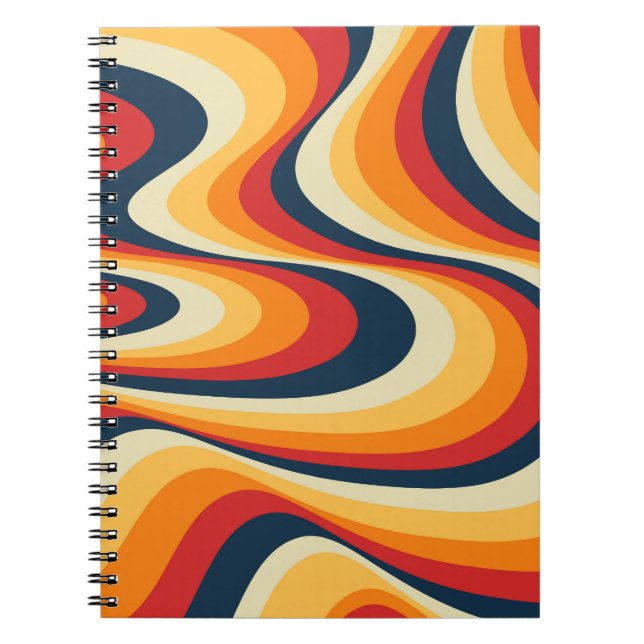 Carnet Design abstrait et coloré (Devant)