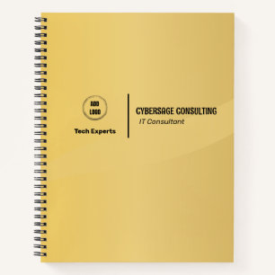 Carnet Design couleur or