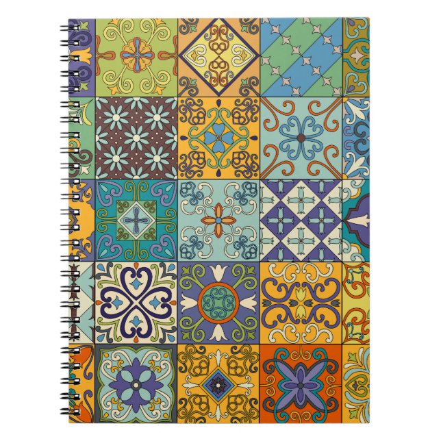 Carnet Design de carreaux Talavera portugais (Devant)