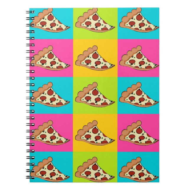 Carnet design de pizza (Devant)