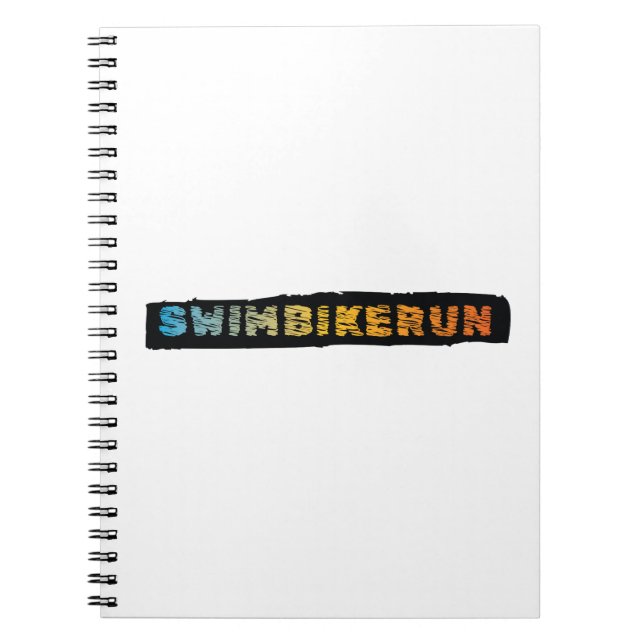 Carnet Design de triathlon (Devant)