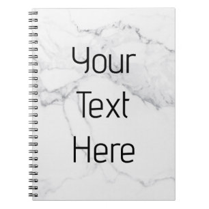 Carnet Design minimaliste moderne en marbre gris blanc