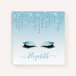 Carnet Design moderne Script élégant Parties scintillant 
