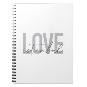 Carnet Design moderne, simple, urbain, tendance Love Ista