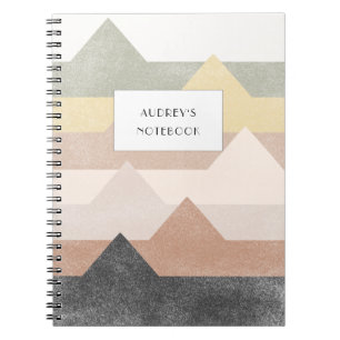 Carnet Design montagnard Abstrait