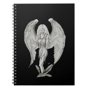 Carnet Design noir et blanc Angel
