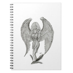 Carnet Design noir et blanc Angel