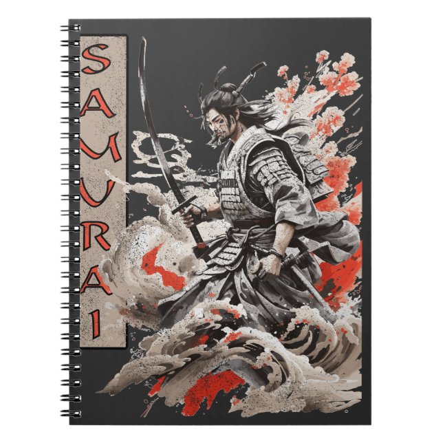 Carnet Design vintage de Samurai (Devant)