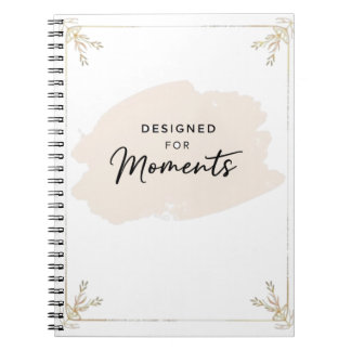 Carnet Designed for Moments – Minimalist Watercolor