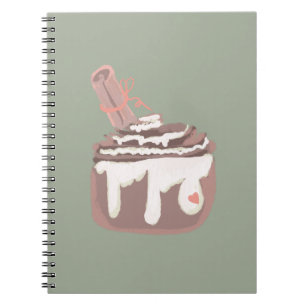 Carnet Dessert au petit pain à la cannelle, illustration