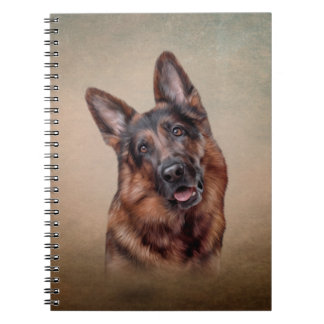 Carnet Dessin Chien berger allemand