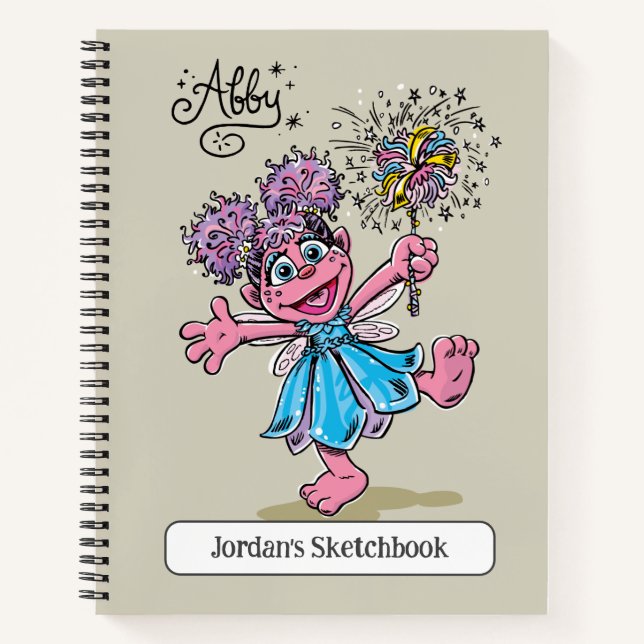 Carnet Dessin d'art rétro Abby Cadabby (Devant)