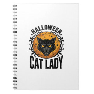 Carnet Dessin de chemise pour dame aux chats Halloween Vi