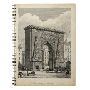 Carnet Dessin de monument de Porte Saint-Denis