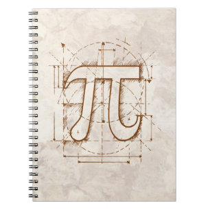 Carnet Dessin de nombre de pi
