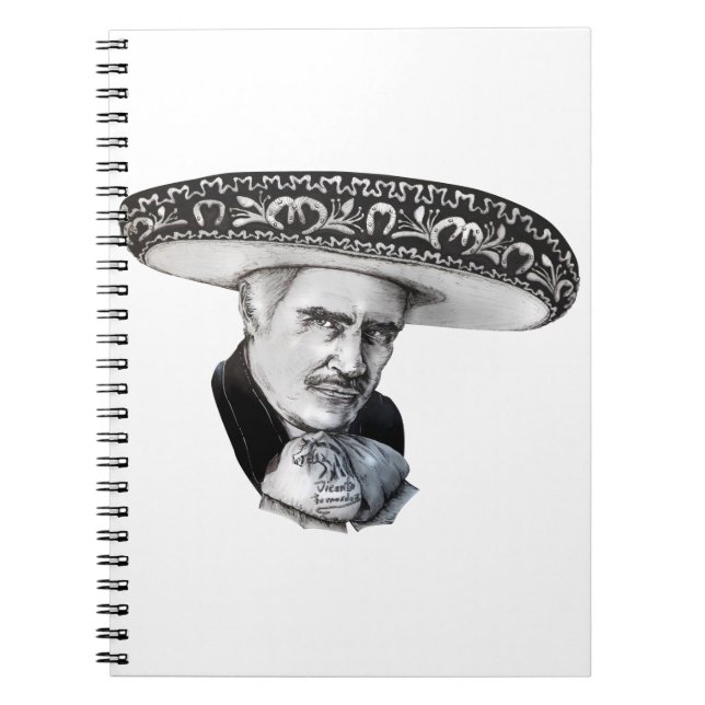 Carnet Dessin Vicente Fernandez Sombrero (Devant)