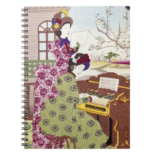 Carnet Deux dames japonaises, C1890 (Devant)