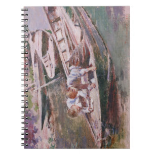 Carnet Deux garçons dans un bateau (de Theodore Robinson)