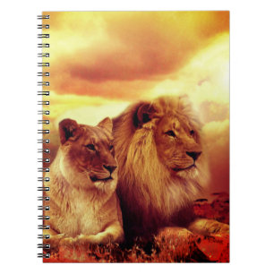 Carnet Deux Lions
