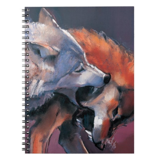 Carnet Deux loups (Devant)