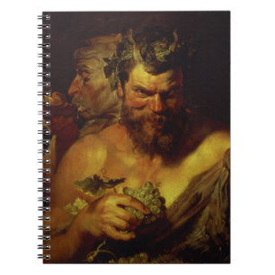 Carnet Deux satyres (huile sur le panneau)