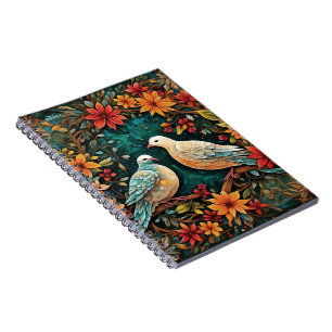 Carnet Deux tourterelles