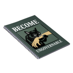Carnet Devenir ingouvernable drôle Anarchie animale Cadea
