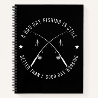 Carnet Devis de travail de pêche amusant