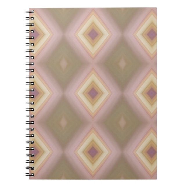 Carnet Diamants imbriqués (Devant)