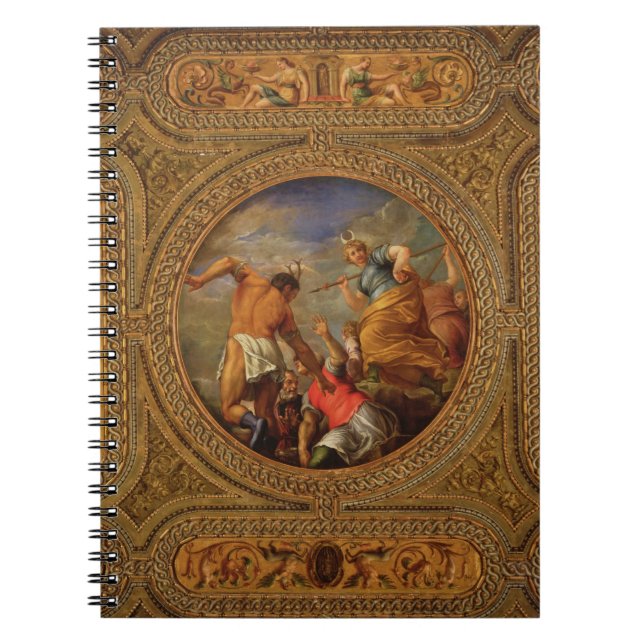 Carnet Diana et Actaeon, du plafond de la bibliothèque (Devant)
