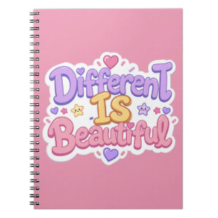 Carnet Différent Est Beau Mignon Pastel Kawaii Enfants
